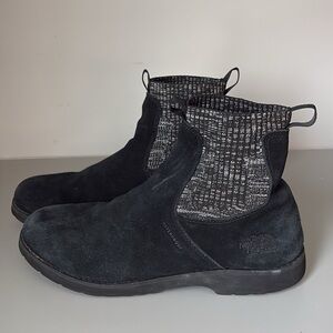 The North Face Ballard III Chelsea Waterproof Black Booties Size 10.5